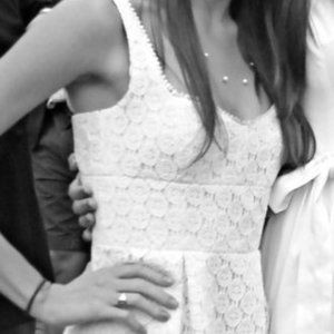 Cynthia Steffe White Eyelet Dress